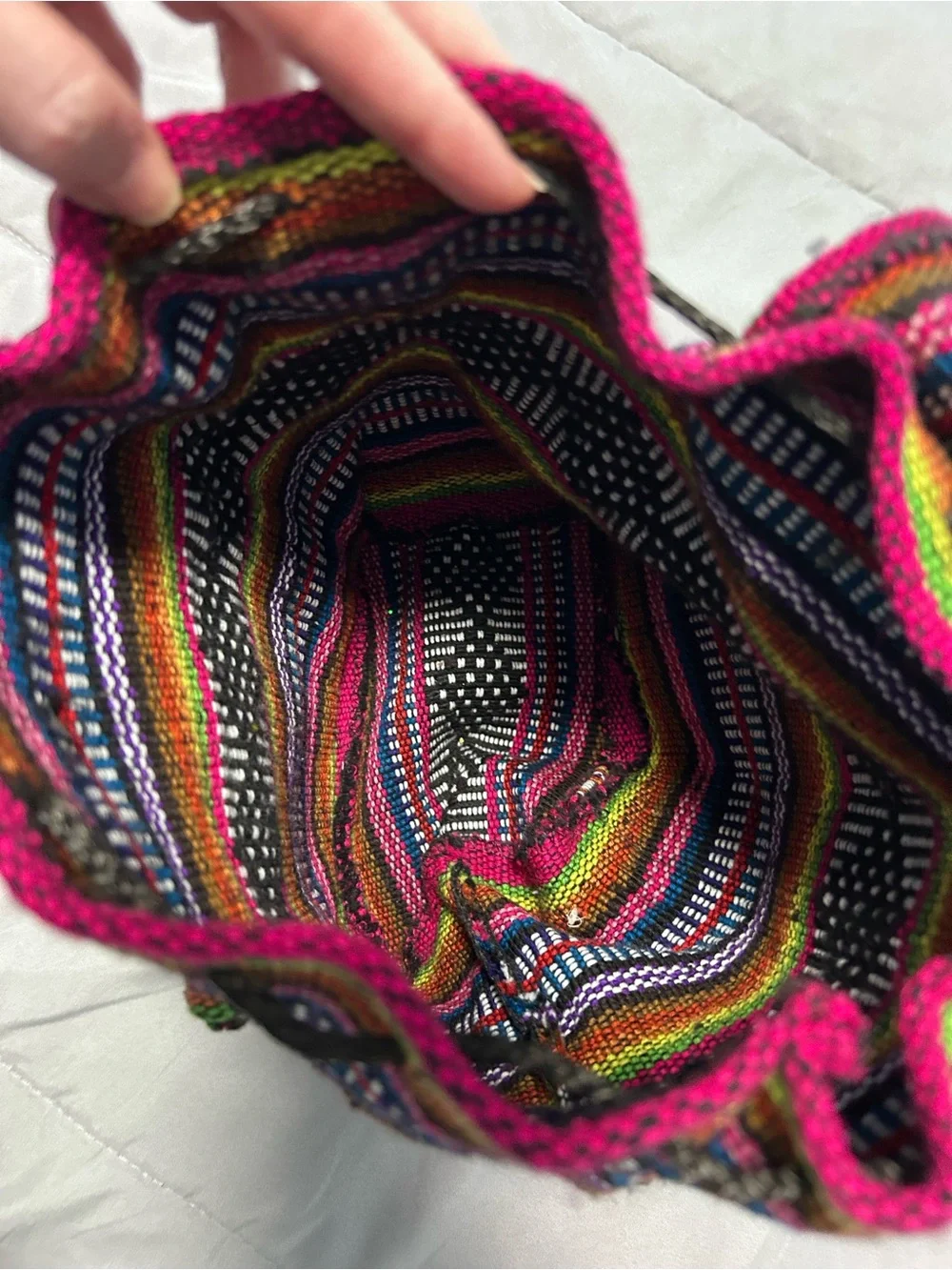 Pinzon Multicolor Festival Backpack Made in Mexico
